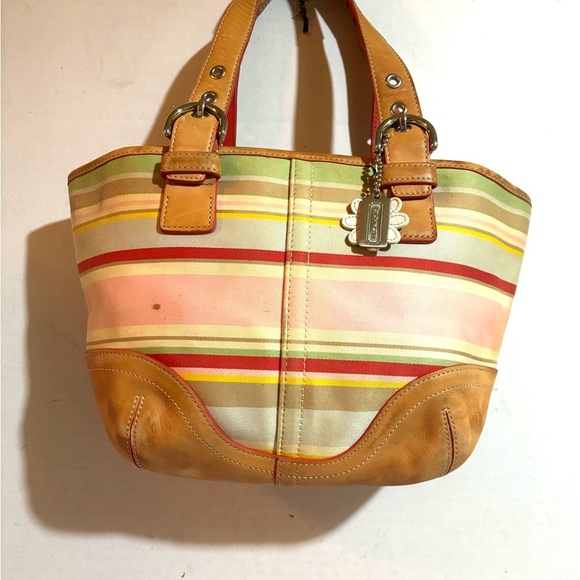 Coach vintage nylon satchel handbag - Picture 1 of 9
